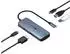 Raidsonic Icy Box IB-DK4081-SO (USB-C 3 Ports) Dockingstation + USB Hub Grau (61211)