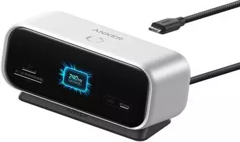 Anker Nano USB-C Hub (10-in-1 240Hz Smart Display) Silber (A210C)