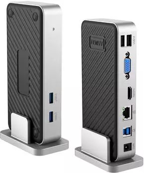 Benfei Dockingstation für zwei Monitore HDMI und VGA (000340black)