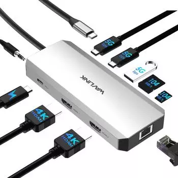 Wavlink 10-in-1 USB-C Dockingstation B0GHN5LYKR