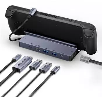 Benfei Steam Deck Dock 4K@144Hz für Steam Deck und ROG (000498grey)