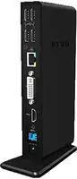 ICY BOX IB-DK2241AC Multi-Dockingstation (HDMI+DVI), 1x GigabitLAN, Audio (IN/OUT),