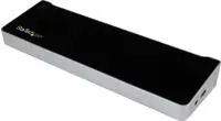 Startech.com Drei Monitor Usb 3.0 Docking Station Mit 2x 4k Displayport & Hdmi, 5x