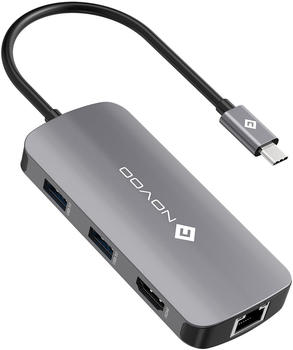 Novoo 7 in 1 USB C-Dockingstation (NVHUB1R7PDNS)