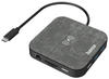 Hama 200134, Hama USB-C-Hub, Connect2QiCharge, Wireless Charging, Multiport, 12 Ports