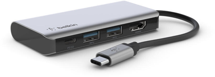 Belkin USB-C-4-in-1-Multiport-Adapter (AVC006btSGY) Test TOP Angebote ab  51,25 € (Oktober 2023)