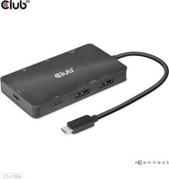 Club3D USB-C 7-in-1 Dock CSV-1598