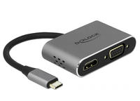 Delock Usb-c Adap.hdmi/vga M.usb 3.0+pd 64074 (64074)