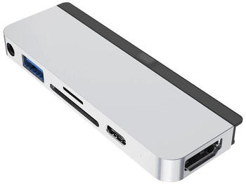 Sanho HyperDrive 6-in-1 USB-C Hub iPad Pro/Air silber