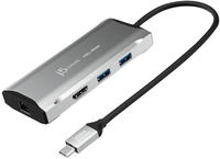 j5create JCD392-N 4K60 Elite USB-C&reg; 10Gbps Travel Dock - Kabelgebunden - USB 3.2 Gen