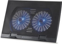 CONCEPTRONIC 2-Fan USB-A2.0 Laptop-K&uuml;hlpad 30Kg 17 sw Multimedia-Technik
