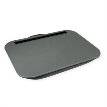 Value Knietablett / Laptop-/Tablet-Ablage mit Kissen, grau (17.99.0097)