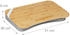 Relaxdays Laptopkissen mit Bambusablage grau