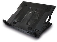Laptop stand, with fan, 5 positions height adjustable, 2-port hub