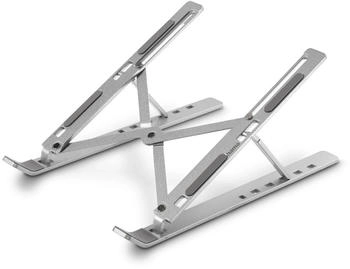 Hama Notebook-Stand "Aluminium", faltbar, neigbar, bis 40 cm (15,6"), Silber (00053047)