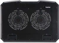 "hama 00126806 Laptop-K&uuml;hler "Black Metal", neigbar, leise, 2 L&uuml;fter, 40 cm