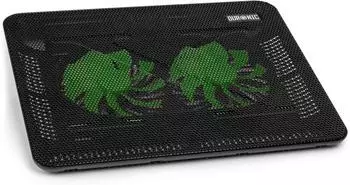 Duronic LC2 Laptop-K&uuml;hlpad, 2 L&uuml;fter, LED, verstellbare H&ouml;he (LC2)