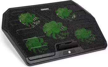 Duronic LC4 Laptop-K&uuml;hlpad 11"-17,3", regelbarer L&uuml;fter 1400RPM, RGB LED (LC4)
