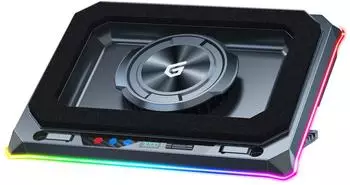 Conceptronic THYIA03B Turbofan Gaming Laptop-K&uuml;hlpad USB-Hub, RGB, Smartphone-Halter (THYIA03B)