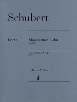 Henle Verlag Franz Schubert Klaviersonate A-dur D 959 Henle Verlag Franz Schubert Klaviersonate A-dur D 959
