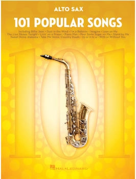 Hal Leonard 101 Popular Songs for Alto Sax