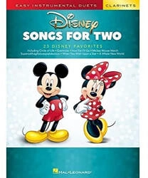 Hal Leonard Disney Songs For Two Clarinet