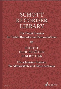 Schott Music Schott Recorder Library. Alt-Blockflöte und Basso continuo Schott Music Schott Recorder Library. Alt-Blockflöte und Basso continuo