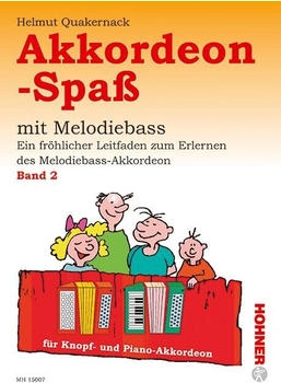 Schott Music Akkordeon-Spaß: Ein fröhlicher Leitfaden zum Erlernen des Melodiebass-Akkordeon. Band 2.