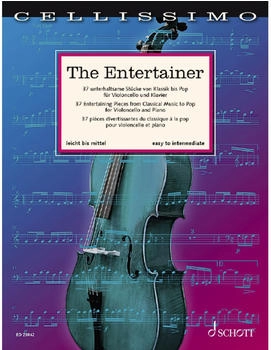 Schott Music The Entertainer: 37 unterhaltsame Stücke von Klassik bis Pop. Violoncello und Klavier. (Cellissimo) Schott Music The Entertainer: 37 unterhaltsame Stücke von Klassik bis Pop. Violoncello und Klavier. (Cellissimo)