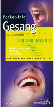 Schott Music Pocket-Info Gesang Basiswissen im Mini-Lexikon
