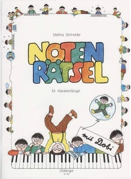 Schott Music NOTENRÄTSEL für Klavieranfänger: Mit Dobi. 44 Rätsel und Aufgaben für junge Klavieranfänger