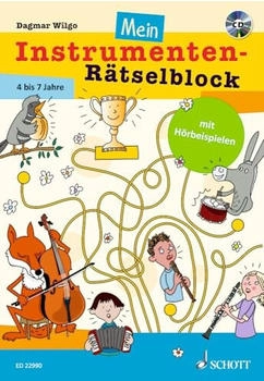 Schott Music Mein Instrumenten-Rätselblock: Ausgabe mit CD (Rätselblöcke)