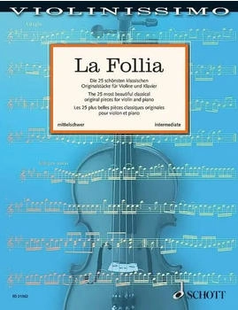 Schott Music Music La Follia (ISBN: 978-3-7957-4712-1)