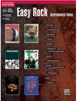 Alfred Music Easy Rock Alt-Sax Instrumental Solos