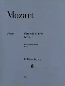 Henle Verlag Einzelausgabe für Klavier Fantasie d-moll KV 397 (385G)