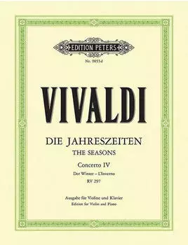 Faber Music Die vier Jahreszeiten: Konzert für Violine Streicher und Basso continuo f-Moll op. 8 Nr. 4 RV 297 'Der Winter' (Antonio Vivaldi)