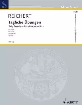 Tägliche Übungen: op. 5. Flöte.
