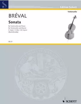 Sonata C-Dur: aus op. 40. Violoncello und Klavier. (Cello-Bibliothek)