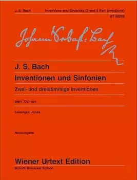 Inventionen und Sinfonien: Zwei- und dreistimmige Inventionen. BWV 772 - 801.