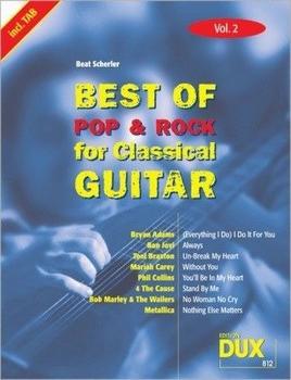 Edition Dux Best of Pop & Rock for Classical Guitar Vol. 2
