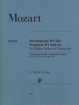 Henle Verlag Wolfgang Amadeus Mozart - Divertimento KV 563 · Fragment KV Anh. 66