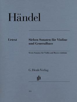 Henle Verlag Georg Friedrich Händel - 7 Sonaten für Violine und Generalbass
