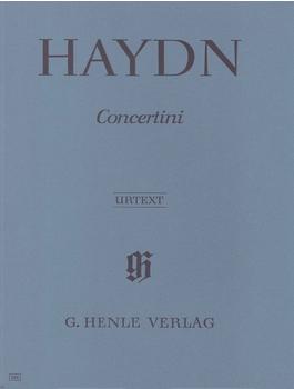 Henle Verlag Joseph Haydn - Concertini für Klavier (Cembalo) mit zwei Violinen und Violoncello