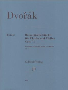 Henle Verlag Antonín Dvorák - Romantische Stücke op. 75 für Klavier und Violine