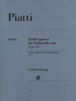 Henle Verlag Alfredo Piatti - 12 Capricci op. 25 für Violoncello solo
