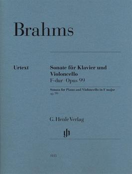 Henle Verlag Johannes Brahms - Violoncellosonate F-dur op. 99