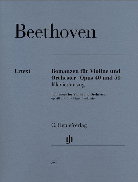 Henle Verlag Ludwig van Beethoven - Romanzen G-dur op. 40 und F-dur op. 50 für Violine und Orchester
