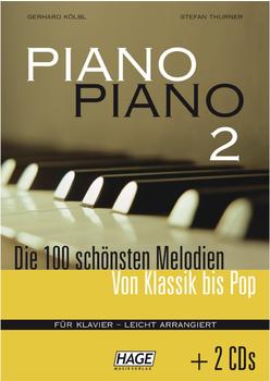 Hage Musikverlag Piano Piano 2 leicht (mit 2 CDs)