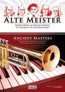 Hage Musikverlag Alte Meister für Trompete in B und Klavier/Orgel