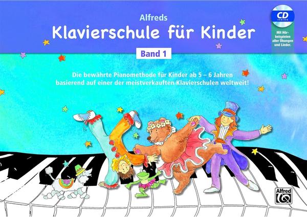 Alfred Music Alfreds Klavierschule Kinder Bd.1 BK/CD